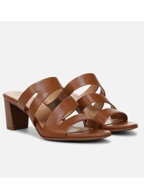 NWB Naturalizer Womens Beaming Strappy Slide Heeled Sandal Slide Sandals (9)